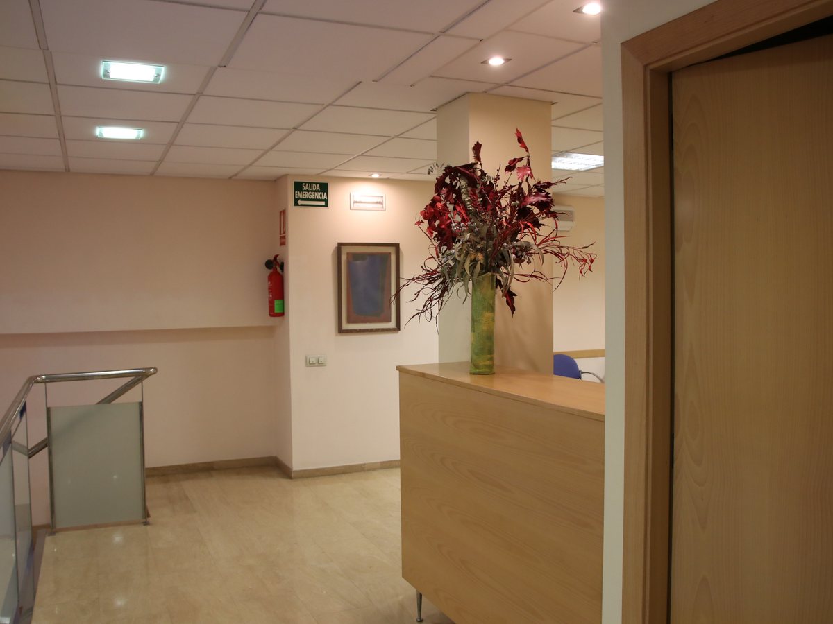 Recepción de la planta superior